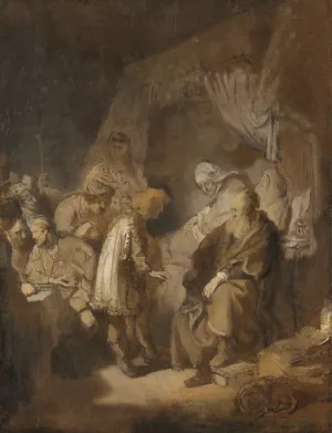 Joseph Telling his Dreams by Rembrandt Van Rijn Oil Painting