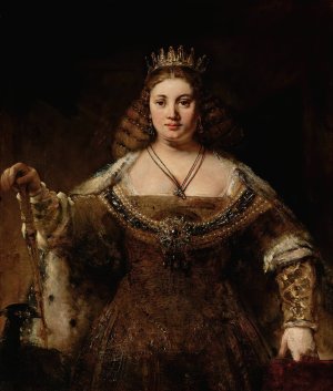 Juno by Rembrandt Van Rijn Oil Painting