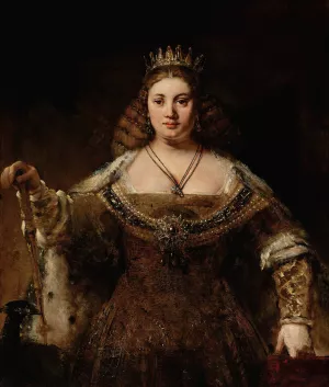 Juno by Rembrandt Van Rijn Oil Painting