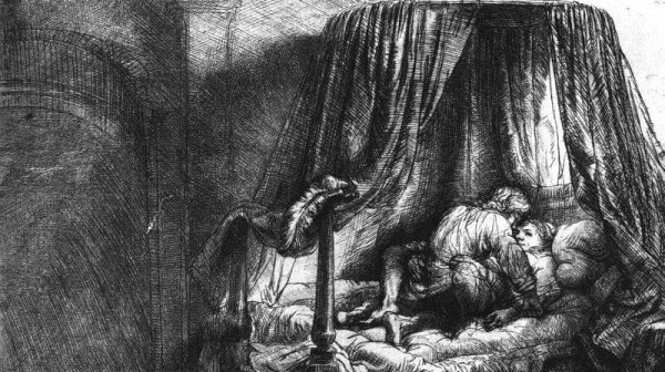 Main Product Photo of Ledikant Painting by Rembrandt Van Rijn