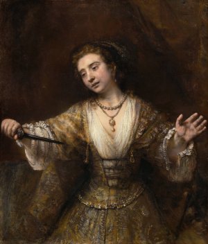 Lucretia by Rembrandt Van Rijn Oil Painting