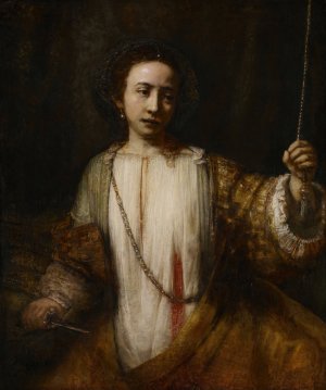 Lucretia by Rembrandt Van Rijn Oil Painting