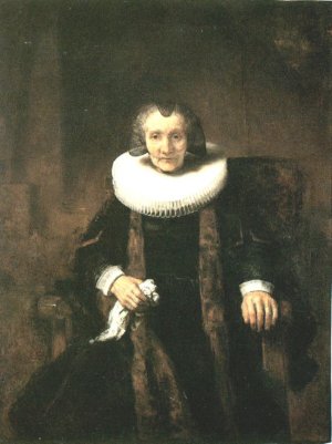 Margaretha de Geer by Rembrandt Van Rijn Oil Painting