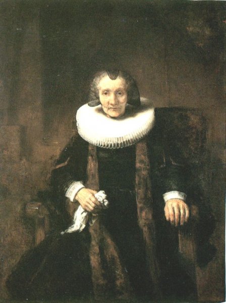 Margaretha de Geer by Rembrandt Van Rijn - Hand-Painted Oil Painting Reproduction