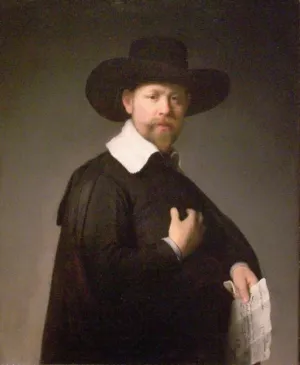 Marten Looten by Rembrandt Van Rijn Oil Painting