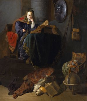 Minerva by Rembrandt Van Rijn Oil Painting