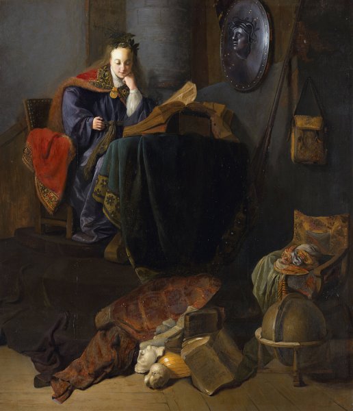 Minerva  by Rembrandt Van Rijn - Hand-Painted Oil Painting Reproduction
