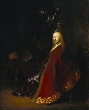 Minerva by Rembrandt Van Rijn Oil Painting