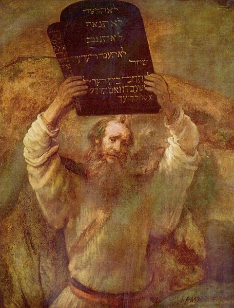 Main Product Photo of Moses Painting by Rembrandt Van Rijn