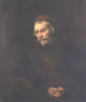 Old Man Dressed as Saint Paul by Rembrandt Van Rijn - Oil Painting Reproduction