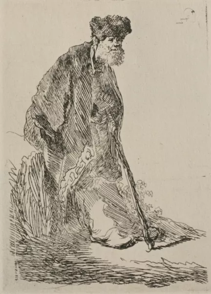 Old Man with a Bushy Beard by Rembrandt Van Rijn Oil Painting ...
