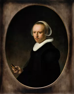 Portrait of a 39-year-old Woman by Rembrandt Van Rijn Oil Painting
