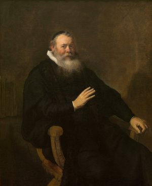 Portrait of a Clergyman by Rembrandt Van Rijn Oil Painting