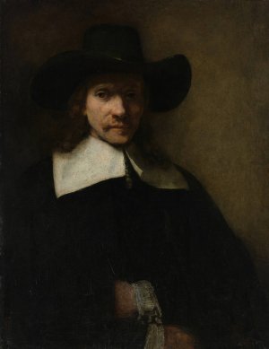 Portrait of a Man by Rembrandt Van Rijn Oil Painting