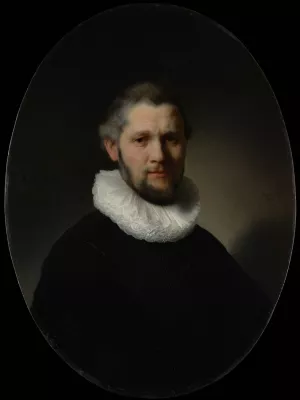 Portrait of a Man by Rembrandt Van Rijn Oil Painting