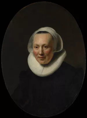 Portrait of a Woman by Rembrandt Van Rijn Oil Painting