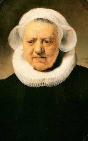 Portrait of Aechje Claesdr by Rembrandt Van Rijn Oil Painting