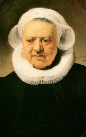 Portrait of Aechje Claesdr painting by Rembrandt Van Rijn