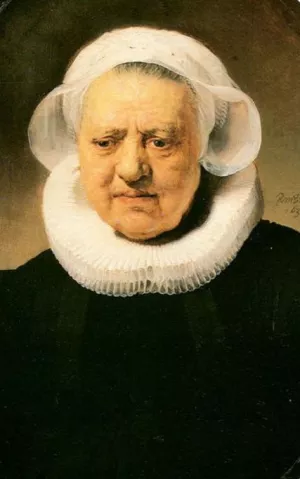 Portrait of Aechje Claesdr Oil painting by Rembrandt Van Rijn