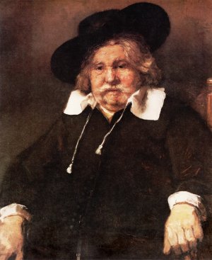 Portrait of an Elderly Man by Rembrandt Van Rijn Oil Painting