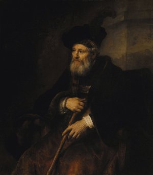 Portrait of an Old Man by Rembrandt Van Rijn Oil Painting