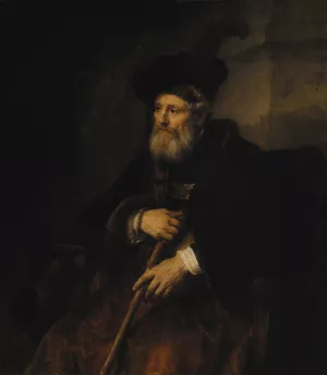 Portrait of an Old Man by Rembrandt Van Rijn Oil Painting