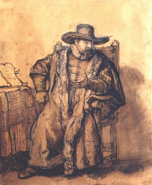 Portrait Of Cornelis Claesz by Rembrandt Van Rijn Oil Painting