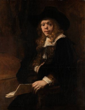 Portrait of Gerard de Lairesse by Rembrandt Van Rijn Oil Painting
