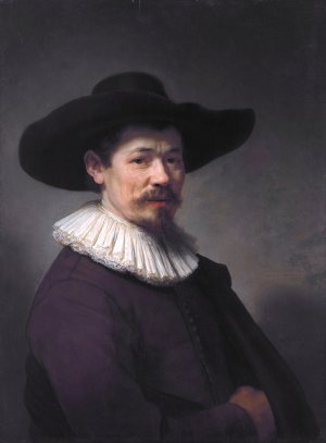 Portrait of Herman Doomer by Rembrandt Van Rijn Oil Painting