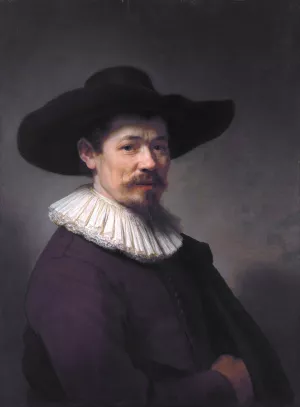 Portrait of Herman Doomer Oil painting by Rembrandt Van Rijn