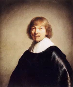 Portrait of Jacob III de Gheyn Oil painting by Rembrandt Van Rijn