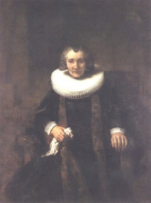 Portrait of Margherita de Geer, Wife of Jacob Trip by Rembrandt Van Rijn Oil Painting