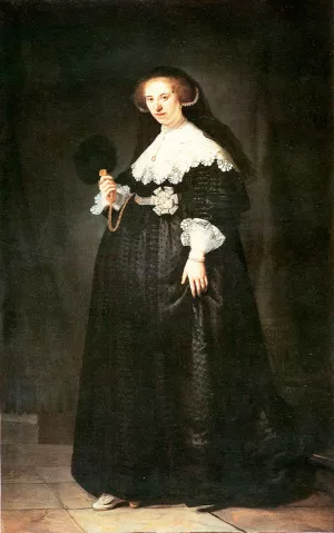 Portrait of Oopjen Coppit Oil painting by Rembrandt Van Rijn