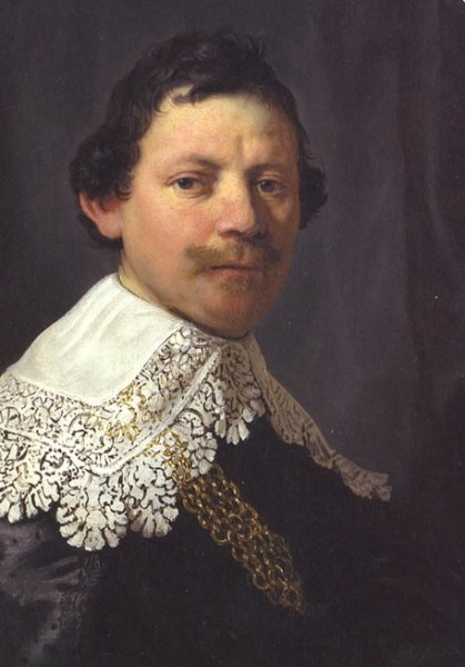 Main Product Photo of Portrait of Philips Lucasz Painting by Rembrandt Van Rijn