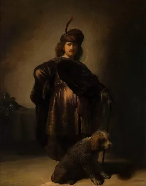 Portrait of the artist in oriental costume by Rembrandt Van Rijn Oil Painting