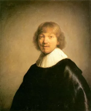 Portrait of the Painter Jacques de Gheyn III by Rembrandt Van Rijn - Oil Painting Reproduction