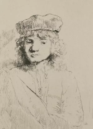 Portrait of Titus, Rembrandt's Son by Rembrandt Van Rijn - Oil Painting Reproduction