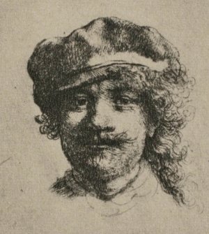 Rembrandt with Haggard Eyes by Rembrandt Van Rijn Oil Painting