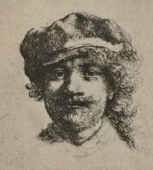 Rembrandt with Haggard Eyes Oil painting by Rembrandt Van Rijn