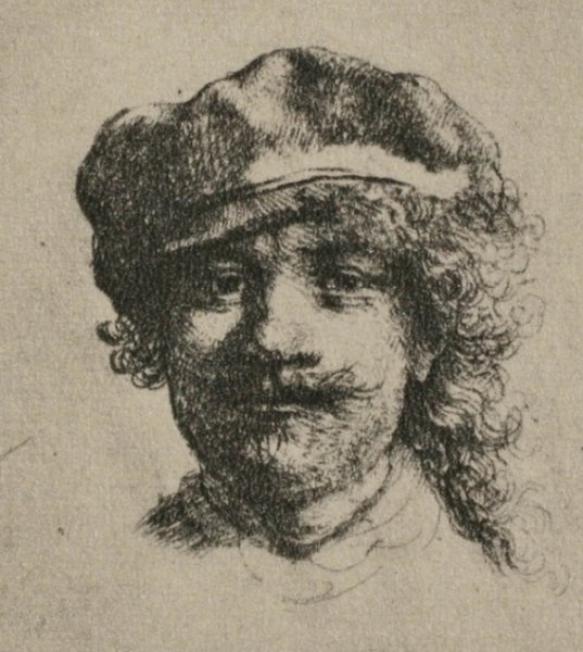 Main Product Photo of Rembrandt with Haggard Eyes Painting by Rembrandt Van Rijn