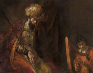 Saul and David by Rembrandt Van Rijn Oil Painting