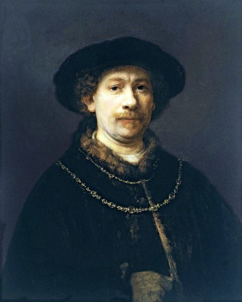 Main Product Photo of Self Portrait 10 Painting by Rembrandt Van Rijn
