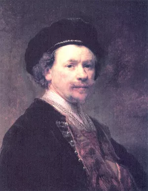 Self Portrait 11 by Rembrandt Van Rijn Oil Painting