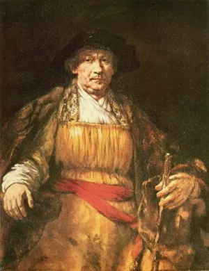 Self Portrait by Rembrandt Van Rijn Oil Painting