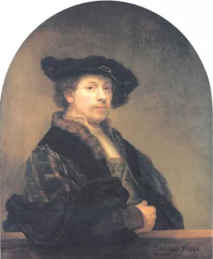 Self Portrait 12 by Rembrandt Van Rijn - Oil Painting Reproduction