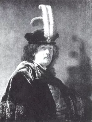 Self Portrait 16 by Rembrandt Van Rijn Oil Painting