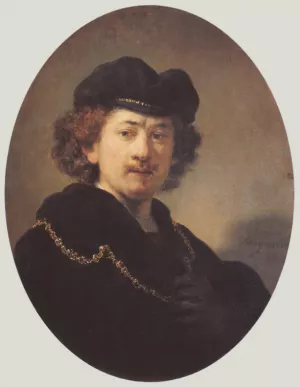 Self Portrait 20 by Rembrandt Van Rijn - Oil Painting Reproduction