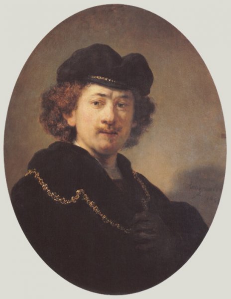 Main Product Photo of Self Portrait 20 Painting by Rembrandt Van Rijn