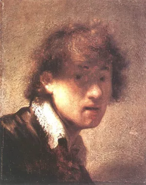 Self Portrait 4 by Rembrandt Van Rijn Oil Painting