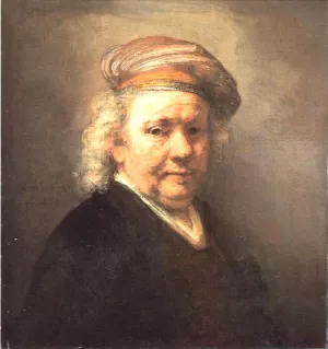 Self Portrait 5 by Rembrandt Van Rijn Oil Painting